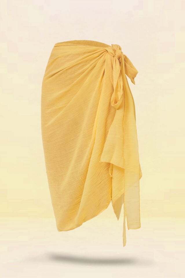 Bağlamalı Pareo 70x140 cm Sarı