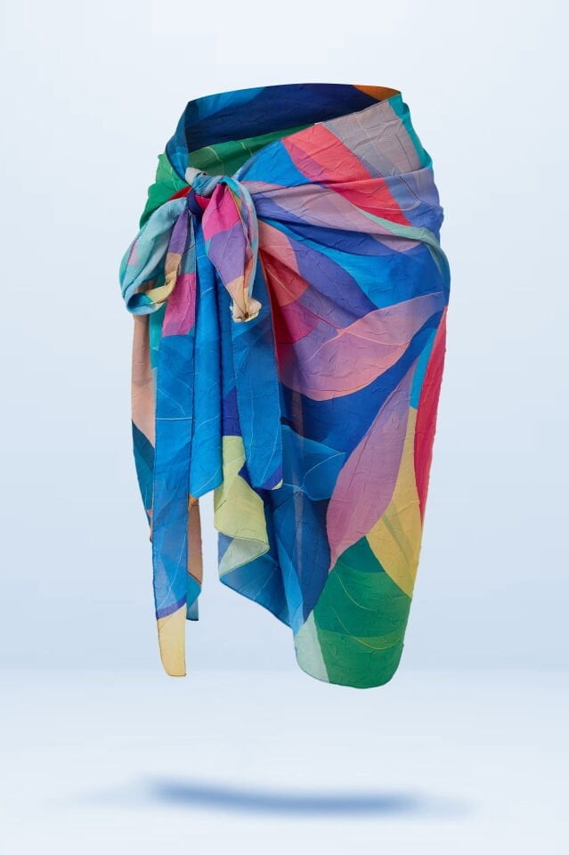 Bağlamalı Pareo 70x140 cm Yaprak