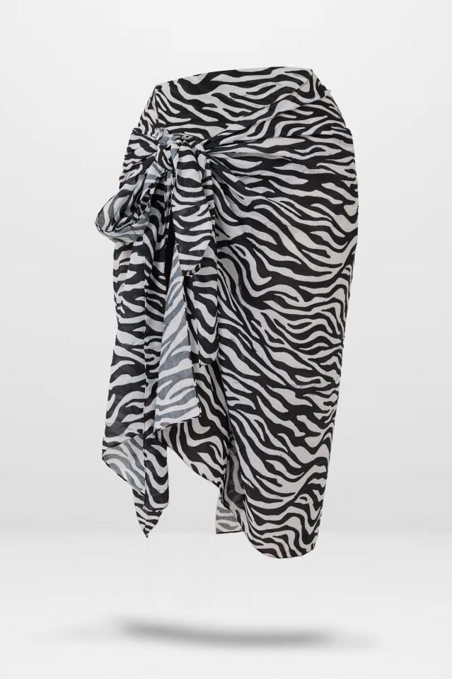 Bağlamalı Pareo 70x140 cm Zebra